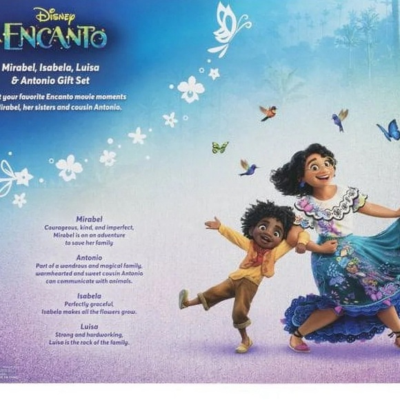 NEW| Disney Encanto Mirabel, Isabela, Luisa & Antonio Fashion Doll Gift Set - Picture 3 of 7